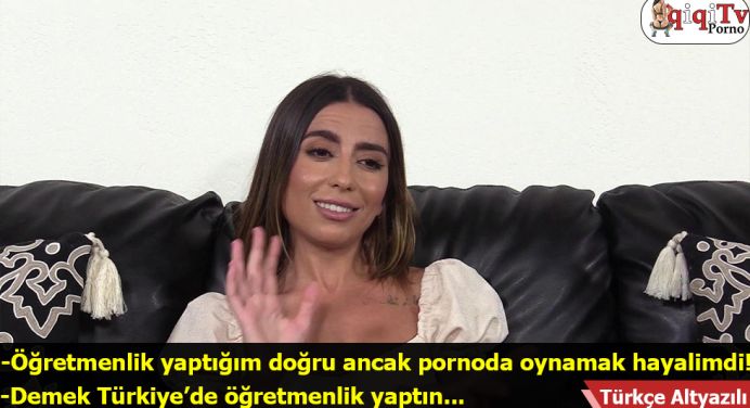 Öğretmenliği bırakan Alara casting porno çekiyor